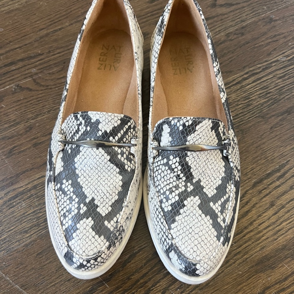 Naturalizer Snake Print Loafers